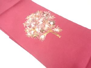 塩瀬枝花模様名古屋帯